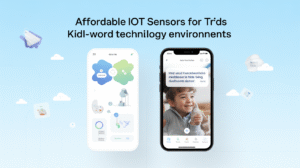Visualization of Affordable IoT sensors for tracking kids' devices ‌in real-world technology environments