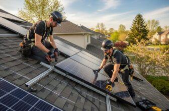 solar panel installation